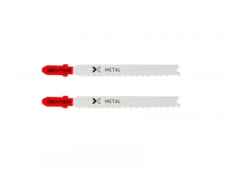 Lot De 2 Lames Pour Métal Dexter Coupe Droite 2.5-6 Mm