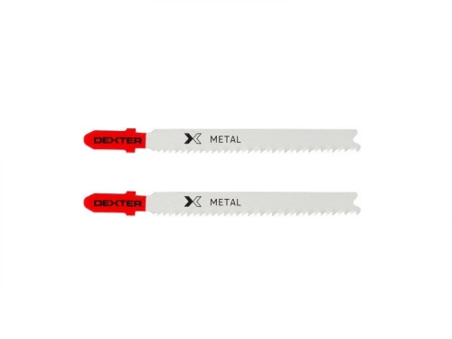 Lot De 2 Lames Pour Métal Dexter Coupe Droite 2.5-6 Mm