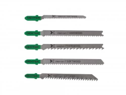 Lot De 5 Lames Pour Bois Dexter Coupe Droite 1.5-50 Mm