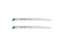 Lot De 2 Lames Bois Coupe Droite 190 Mm Dexter Pour Scie Sabre