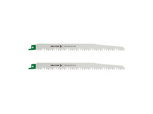 Lot De 2 Lames Bois Coupe Droite 190 Mm Dexter Pour Scie Sabre