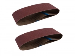 Lot De 2 Bandes Abrasives Dexter, 100 X 610 Mm, Grains 80