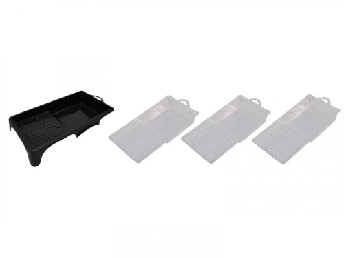 Bac à peinture et 3 recharges jetables, DEXTER, L. 110 mm