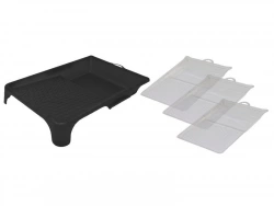 Bac à peinture et 3 recharges jetables, DEXTER, L. 180 mm