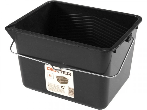 Seau à peinture, DEXTER, 8 L noir