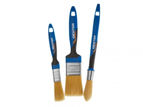 Lot de 3 pinceaux pour peindre toute surface, DEXTER