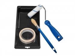 Kit d'outils pour mur ou plafond lisses minirouleau, DEXTER, 110 mm