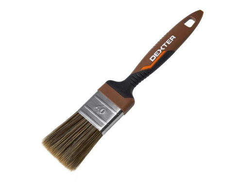 Pinceau plat bois pour huile, vernis, lasure, DEXTER, 40 mm