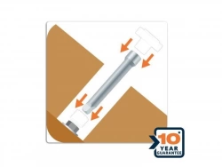 Rallonge en t chrome vanadium DEXTER, Diam.12 mm