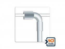 Clé à pipe débouchée non concerné multifonction 11.8 mm, 8 mm DEXTER