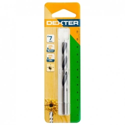 Foret hélicoïdal pour bois, Diam.7 mm, L.100 mm DEXTER