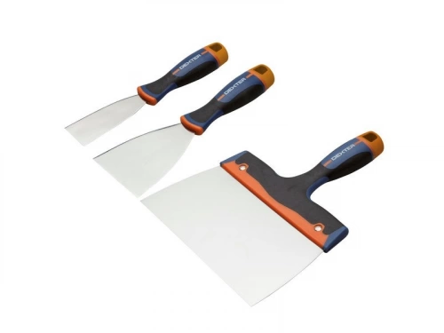 Lot de 3 couteaux à enduire acier inoxydable 4, 8, 20 cm DEXTER