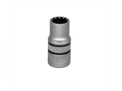 Douille 12 pans 1/4 en chrome vanadium DEXTER PRO, diam. 7 mm