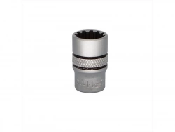 Douille 12 pans 1/4 en chrome vanadium DEXTER PRO, diam. 11 mm