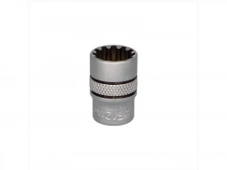 Douille 12 pans 1/4 en chrome vanadium DEXTER PRO, diam. 12 mm