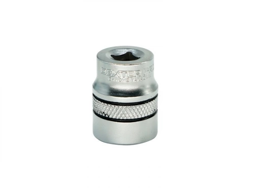 Douille 12 pans 1/4 en chrome vanadium DEXTER PRO, diam. 14 mm