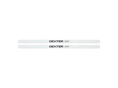 Lot de 2 lames de scie à métaux coupe standard, DEXTER, 300 mm