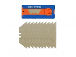Lot de 10 lames de cutter trapèze DEXTER