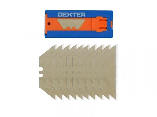 Lot de 10 lames de cutter trapèze DEXTER