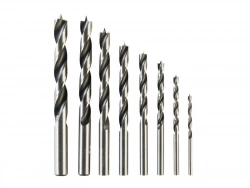 Lot de 8 forets à bois, DEXTER, diam. 3 à 10 mm