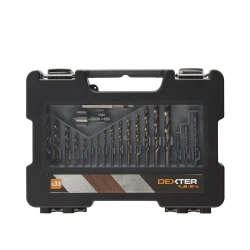 Coffret de 33 forêts bois/métal/béton DEXTER PRO