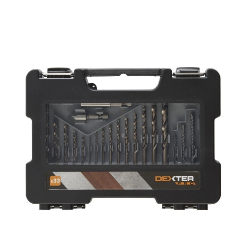 Coffret de 33 forêts bois/métal/béton DEXTER PRO