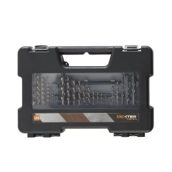 Coffret de 56 forets multimatière, DEXTER PRO