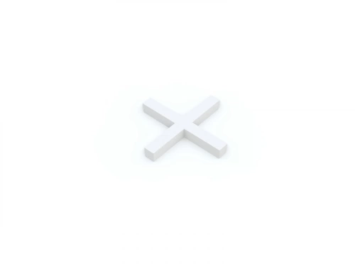 Lot de 250 croisillons en X, DEXTER, Ep.3 mm