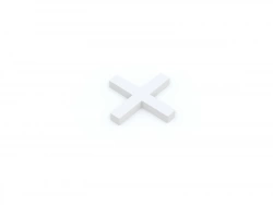 Lot de 250 croisillons X DEXTER, Ep.4 mm