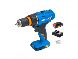 Perceuse sans fil DEXTER 20 V 2.5 Ah, 1 batterie 20VSD2-35RCA.11A