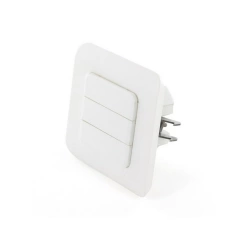 Interrupteur volet roulant connecté blanc en PVC
