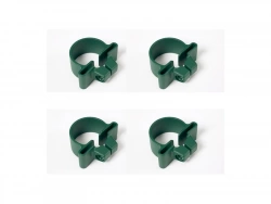 Lot de 4 colliers Arista vert, H.3 x P.15 cm