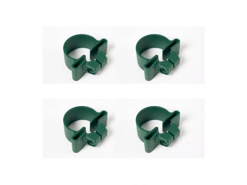 Lot de 4 colliers Arista vert, H.3 x P.15 cm
