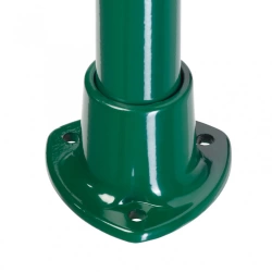 Platine aluminium à visser Univers vert, H.8 x l.11 x P.11 cm