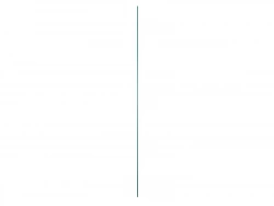 1 barre de tension vert, H. 155 cm