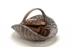 Panier à bûches Navigo, DIXNEUF, L.64 x H.37 cm gris
