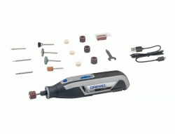 Outil multi-usage sans fil Dremel Lite 7760 - avec batterie Li-Ion (3,2V) + 15 accessoires