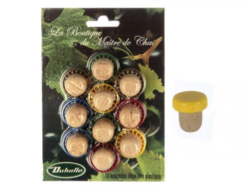 Lot De 10 Bouchons Liège