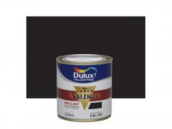 Peinture laque boiserie Valénite DULUX VALENTINE noir brillant 0.5 l