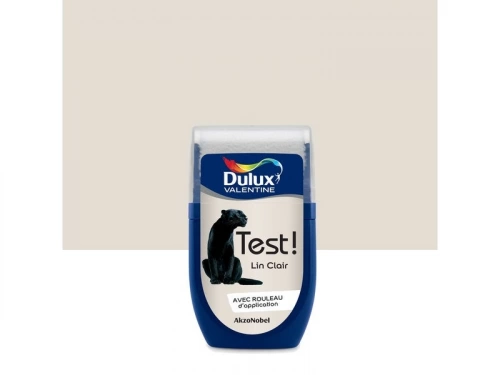 Testeur Peinture Lin Clair Satin Dulux Valentine Crème De Couleur 0.03 L