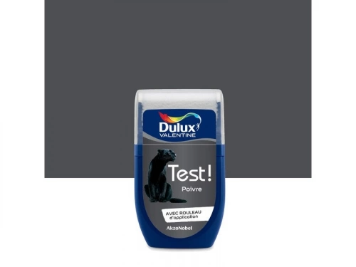 Testeur Peinture Poivre Satin Dulux Valentine Crème De Couleur 0.03 L