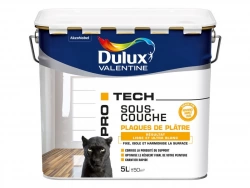Sous-Couche Plaque De Plâtre Pro Tech Dulux Valentine, 5 L