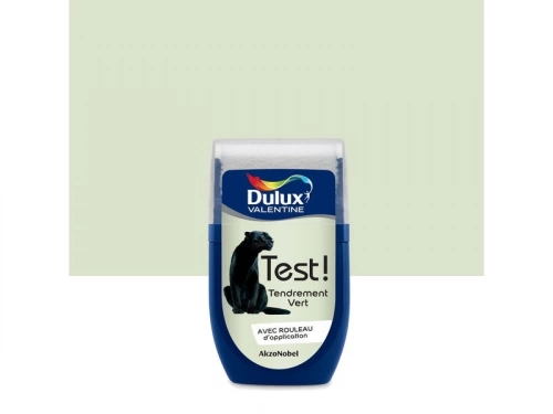 Testeur Peinture Tendrement Vert Satin Dulux Valentine Crème De Couleur 0.03 L