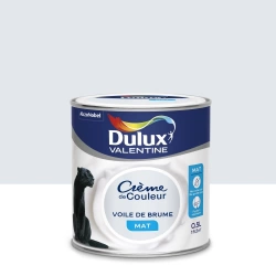 Peinture mur, Crème de couleur DULUX VALENTINE voile de brume mat 0.5 l