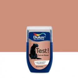 Testeur peinture Crème de couleur cuivre rose mat 30 mL - DULUX VALENTINE