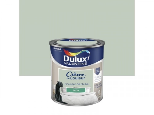 Peinture mur, boiserie et papier peint DULUX VALENTINE douceur de l'aube satiné 0.5L