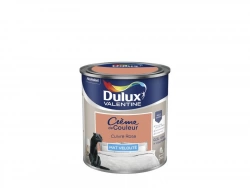 Peinture mur, boiserie crème de couleur DULUX VALENTINE cuivre rose mat 0.5L