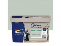 Peinture mur, Creme de couleur DULUX VALENTINE douceur de l'aube satine 2.5 l