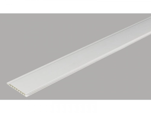 Lambris en pvc alvéolaire, DUMAPLAST, L.260 x l.10 cm Ep.10 mm blanc lisse