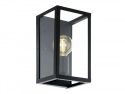 Applique Acier Inoxydable Noir Eglo Charterhouse 1 Lumière(S)